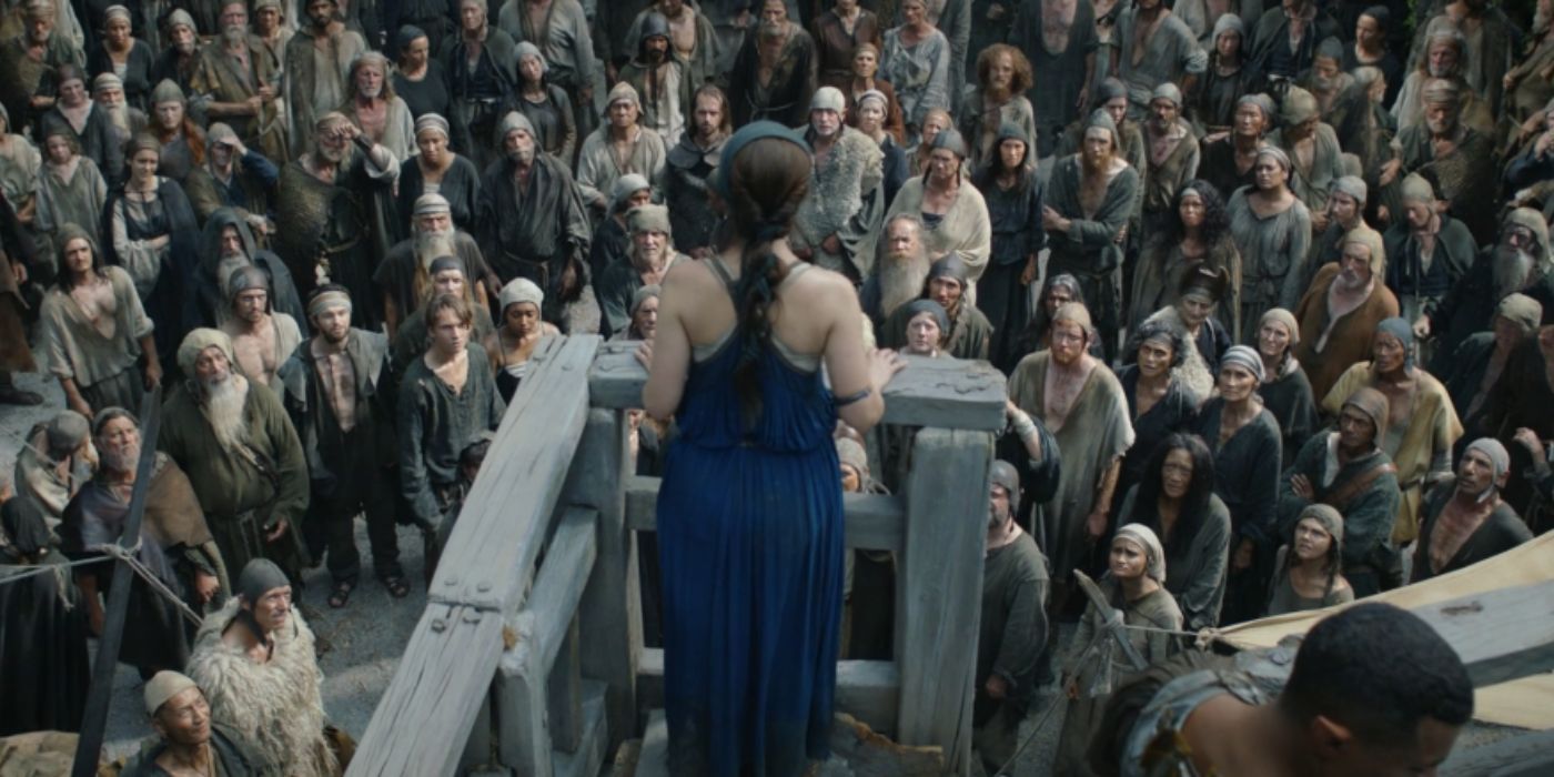 Southlanders at Ostirith in &lsquo;The Lord of the Rings: Rings of Power.'
