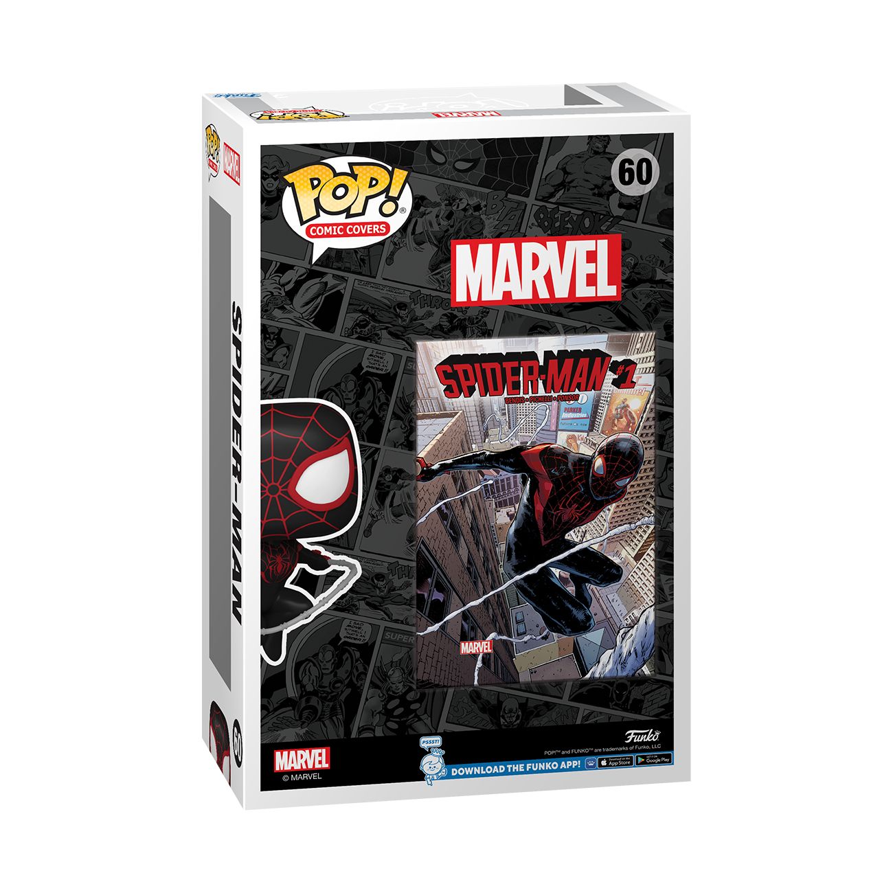 Marvels miles morales comic cover funko hot pop