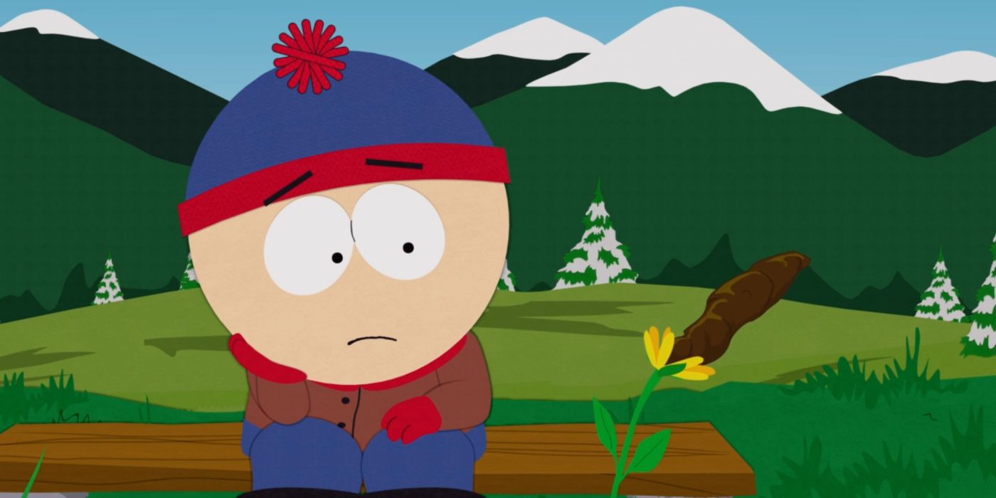 Stan grapples with identity in a Season 15 episode of South Park, "You're Getting Old."