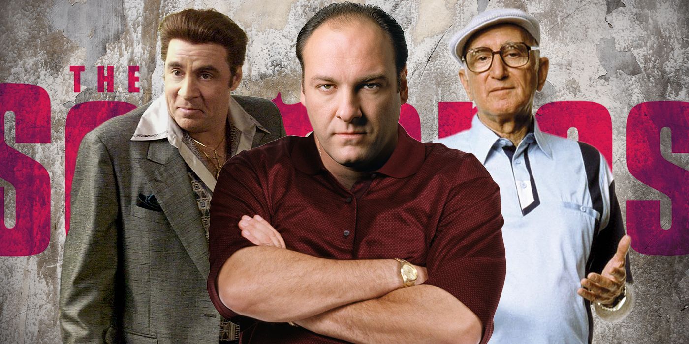 Tony Soprano (James Gandolfini), Silvio Dante (Steven Van Zandt), and Corrado 