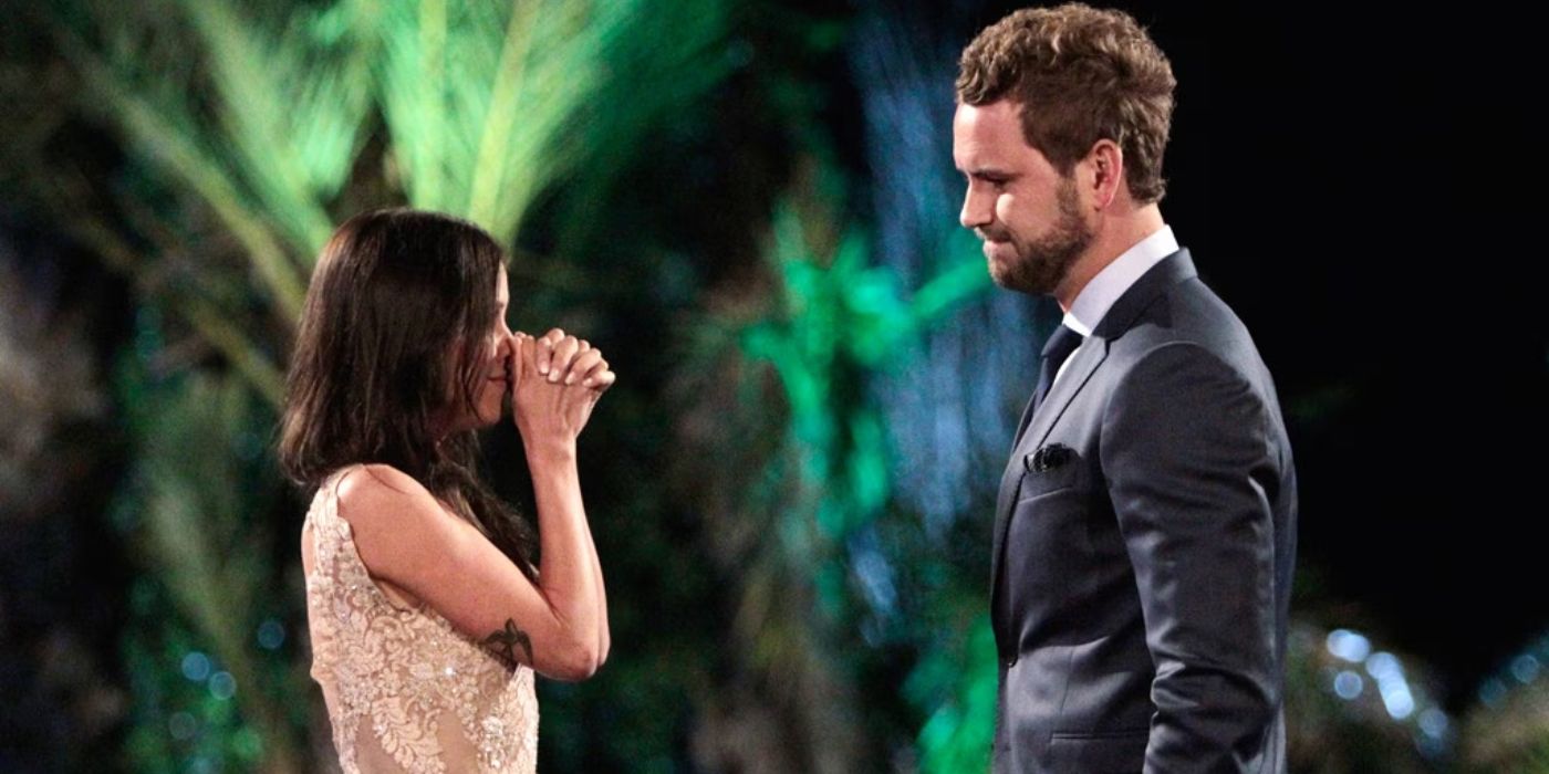 Nick Viall is stopped before he can propose on 'The Bachelorette.'