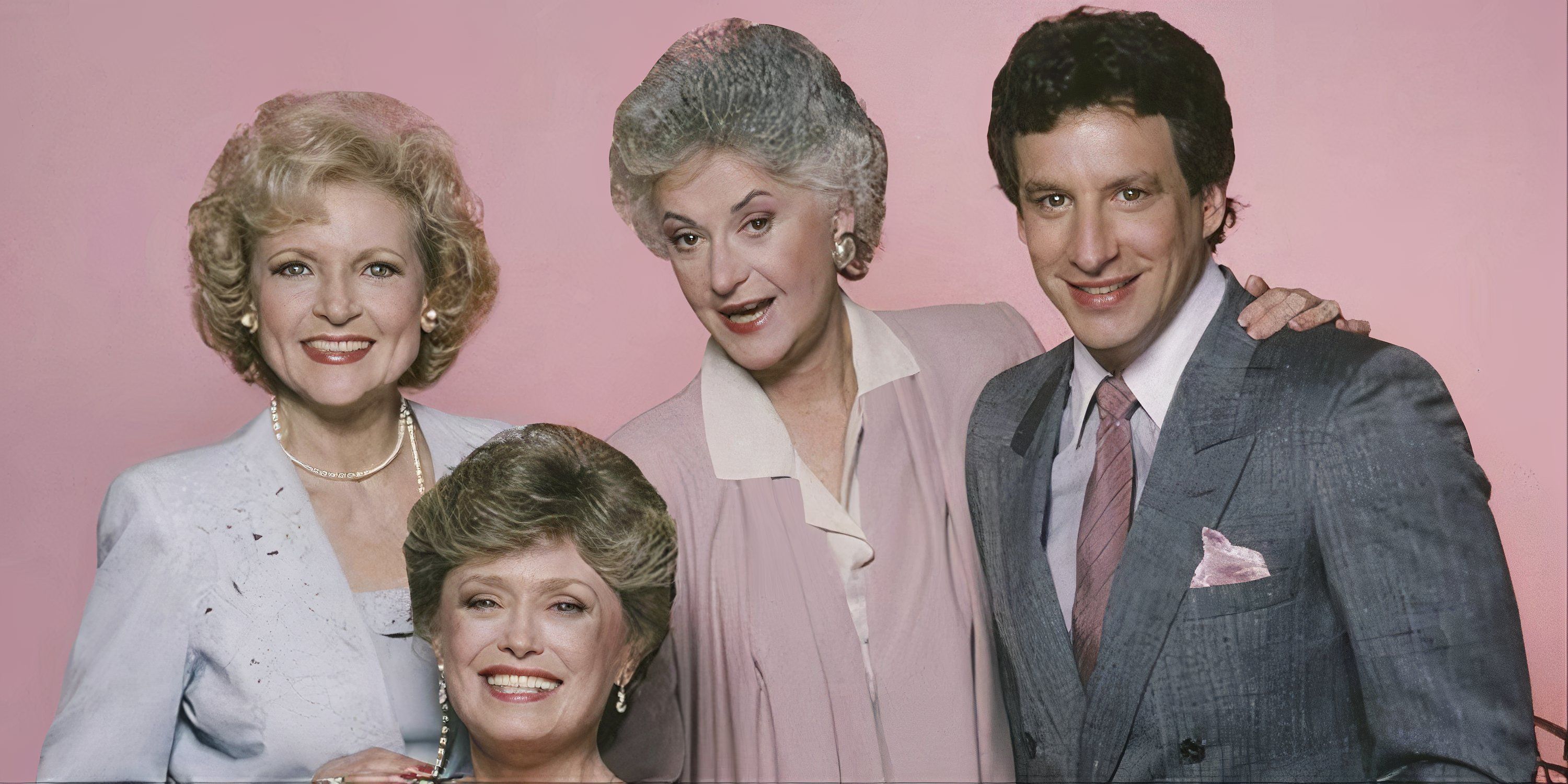 Bea Arthur, Betty White, Rue McClanahan and Charles Levin in The Golden Girls