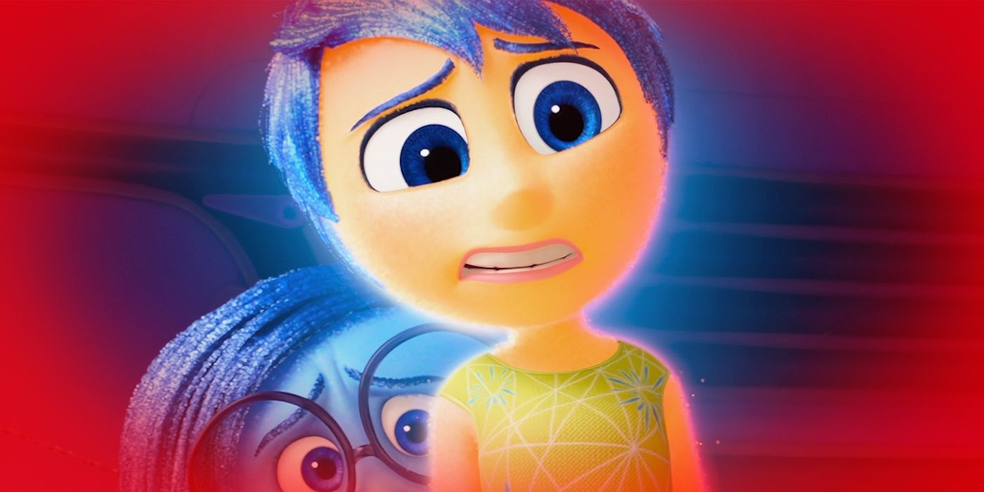 Custom image of Joy and Sadness from Inside Out inside a red frame