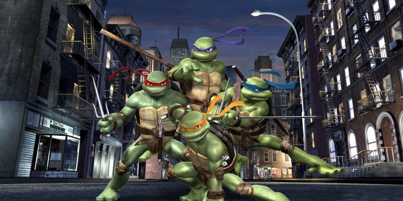 The turtles assemble in the 2007 'TMNT' video game