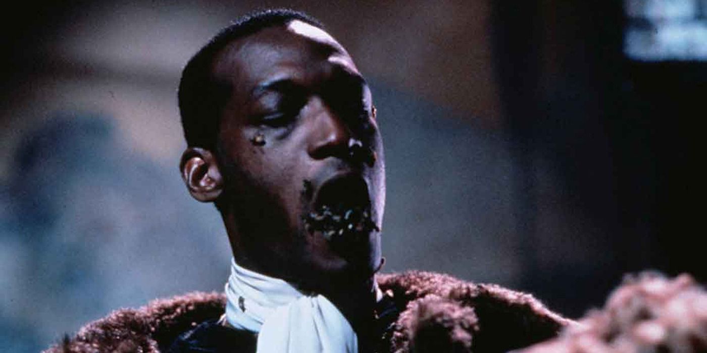 Tony Todd in 'Candyman' (1992) with bees coming out of his mouth