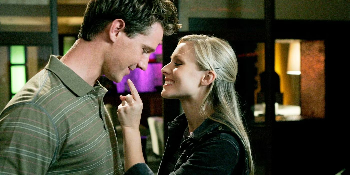 Veronica Mars (Kristen Bell) and Logan Echolls (Jason Dohring) in 'Veronica Mars.' 