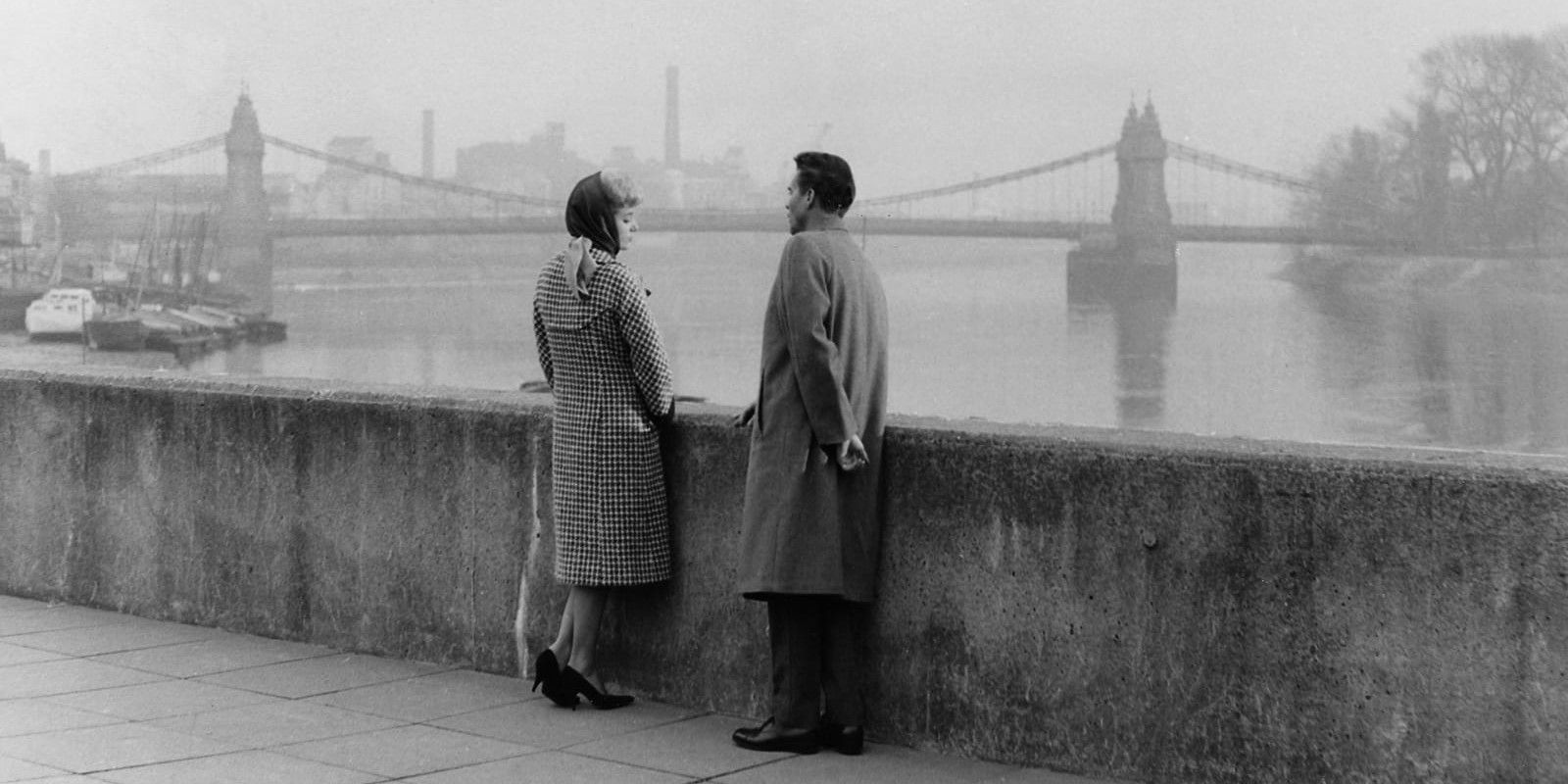 Sylvia Syms and Dirk Bogarde in Victim 1961