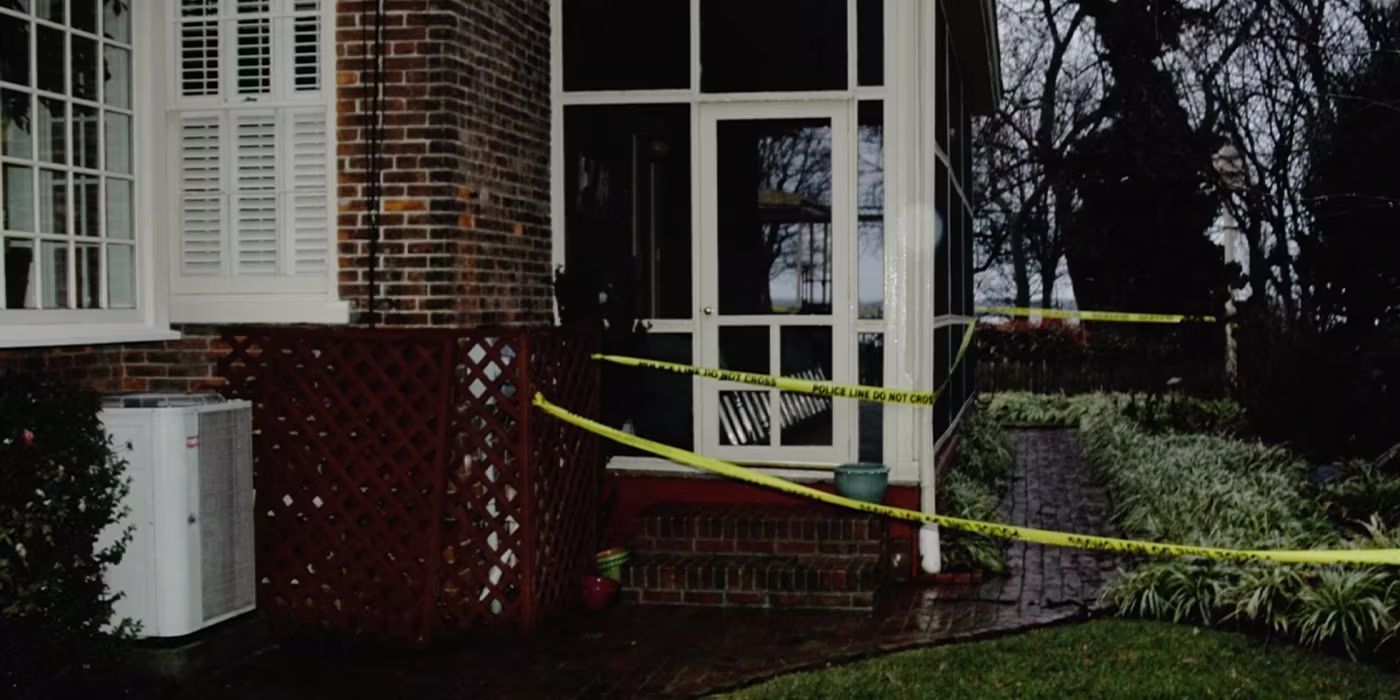 The crime scene of "Washington Insider Murder" on 'Unsolved Mysteries'