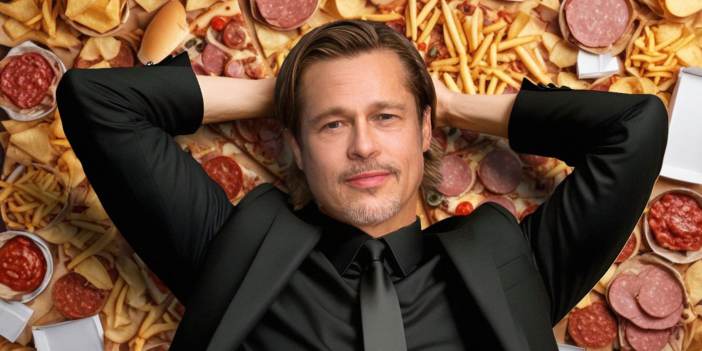 We finally found out why Brad Pitt is constantly eating in movies