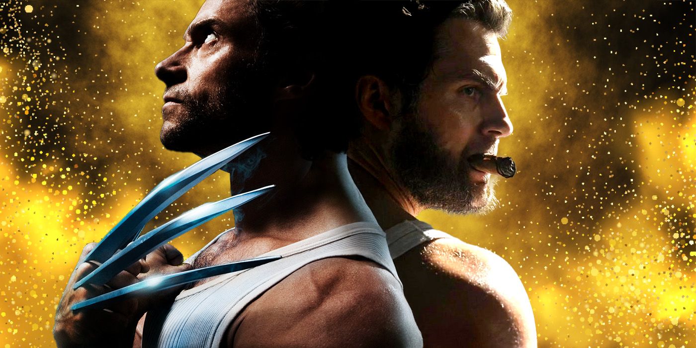 Blended image showing Hugh Jackman and Henry Cavill as Wolverine.