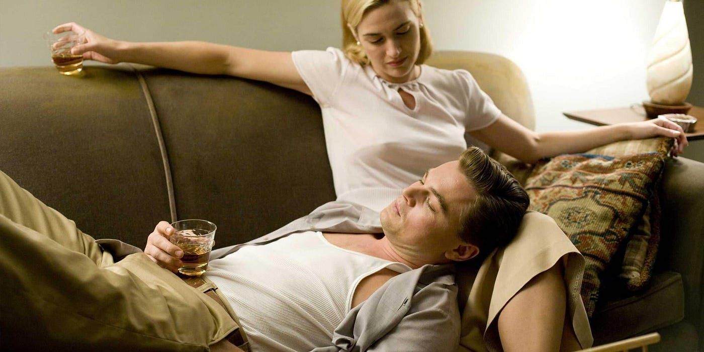 Kate Winslet and Leonardo DiCaprio in Revolutionary Road
