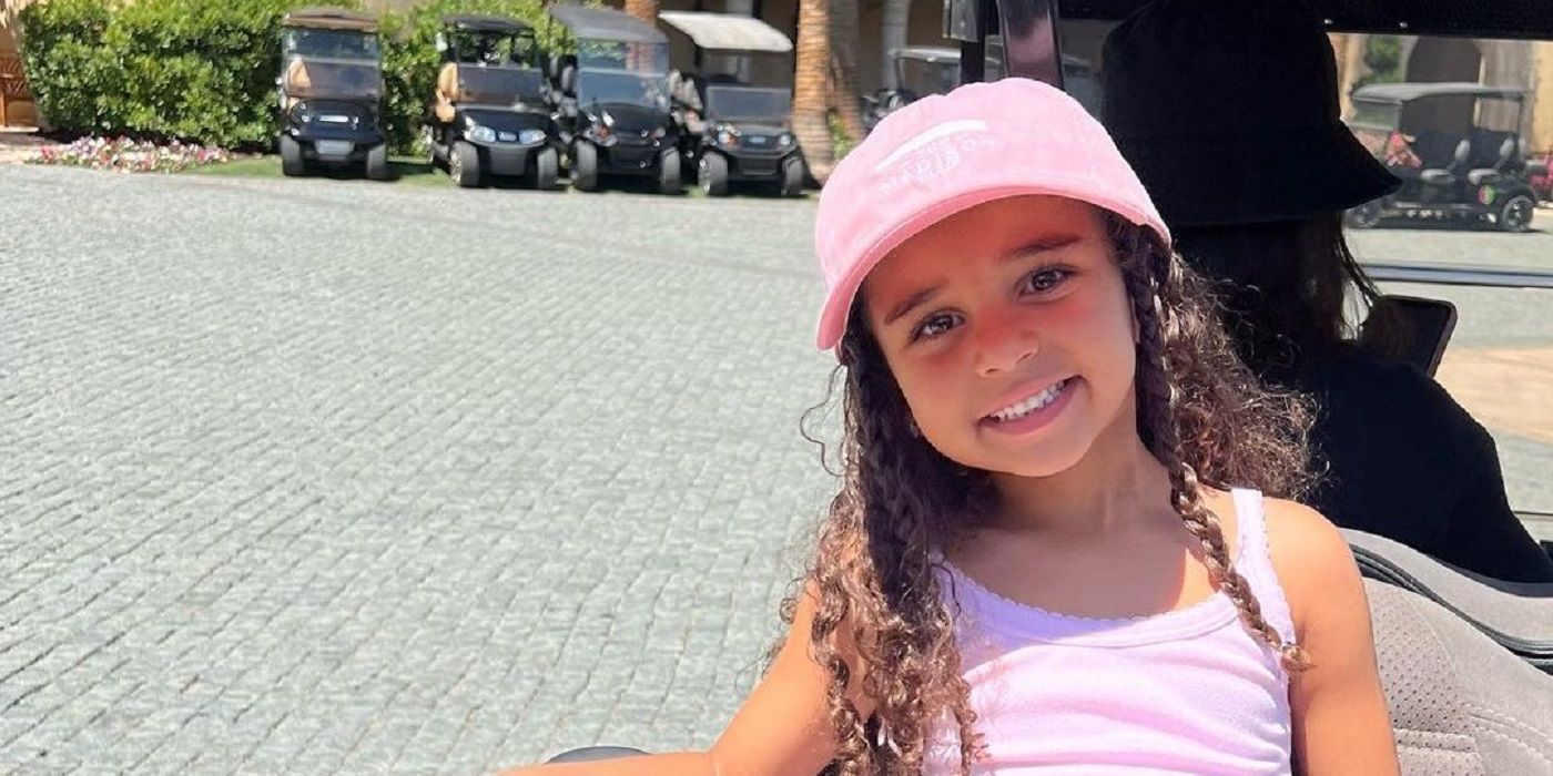 Rob Kardashian and Blac Chyna&rsquo;s daughter Dream Kardashian smiles for a photo