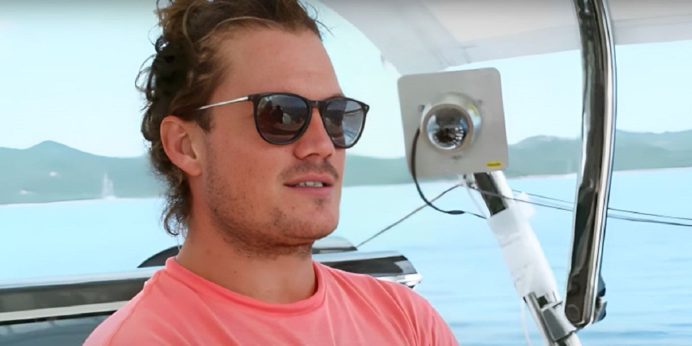 'Below Deck Sailing Yacht' Star Gary King wearing his sunglasses during an episode of the show