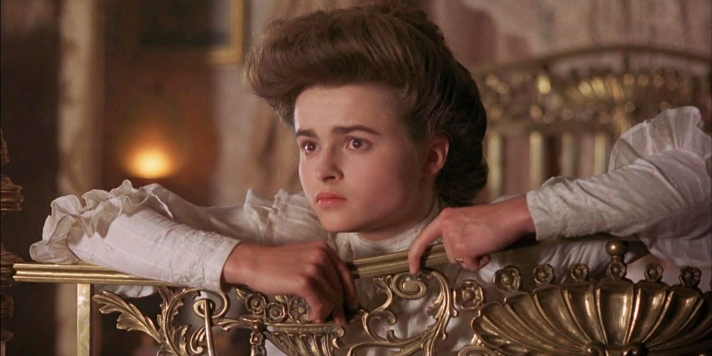 Helena Bonham Carter como Lucy Honeychurch en Una habitación con vistas 