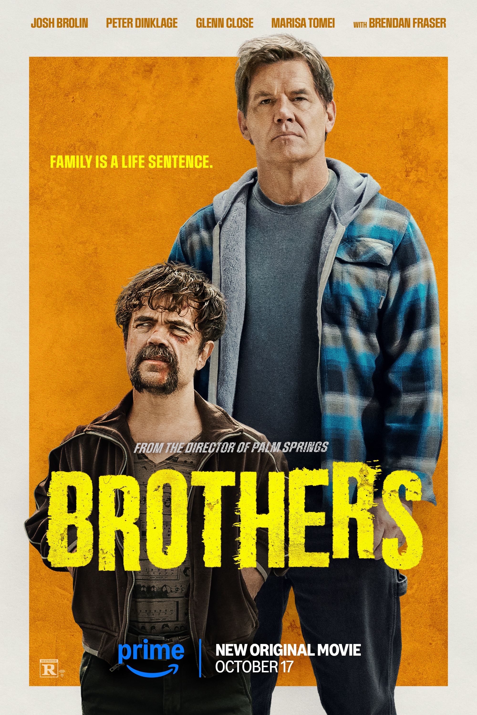 Brothers poster art with Peter Dinklage and Josh Brolin