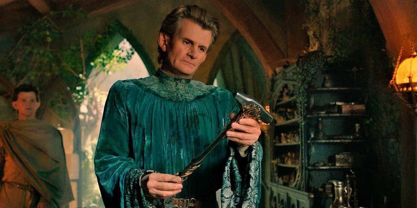 Celebrimbor, played by Charles Edwards, in &lsquo;Lord of the Rings: Rings of Power&rsquo; in Season 1, Episode 2.