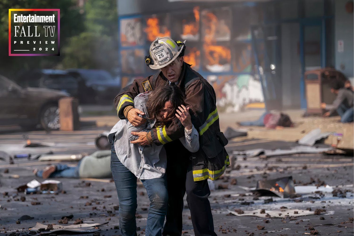 Dermont Mulroney in Chicago Fire Season 13 on NBC