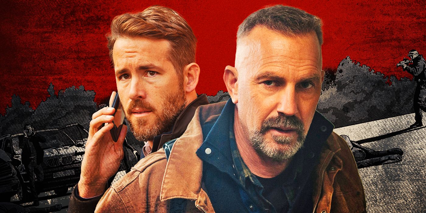 Custom image of Ryan Reynolds and Kevin Costner in Criminal