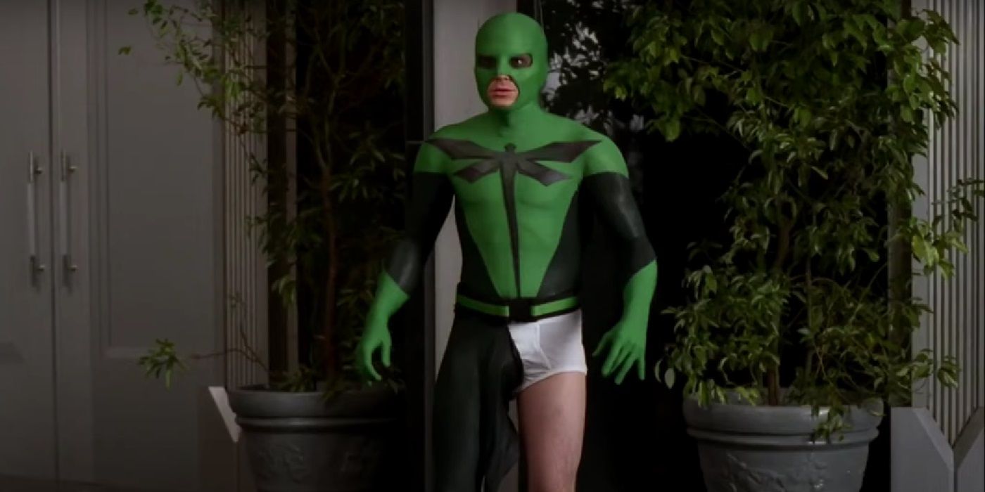 Dragonfly with his underwear down in Superhero Movie