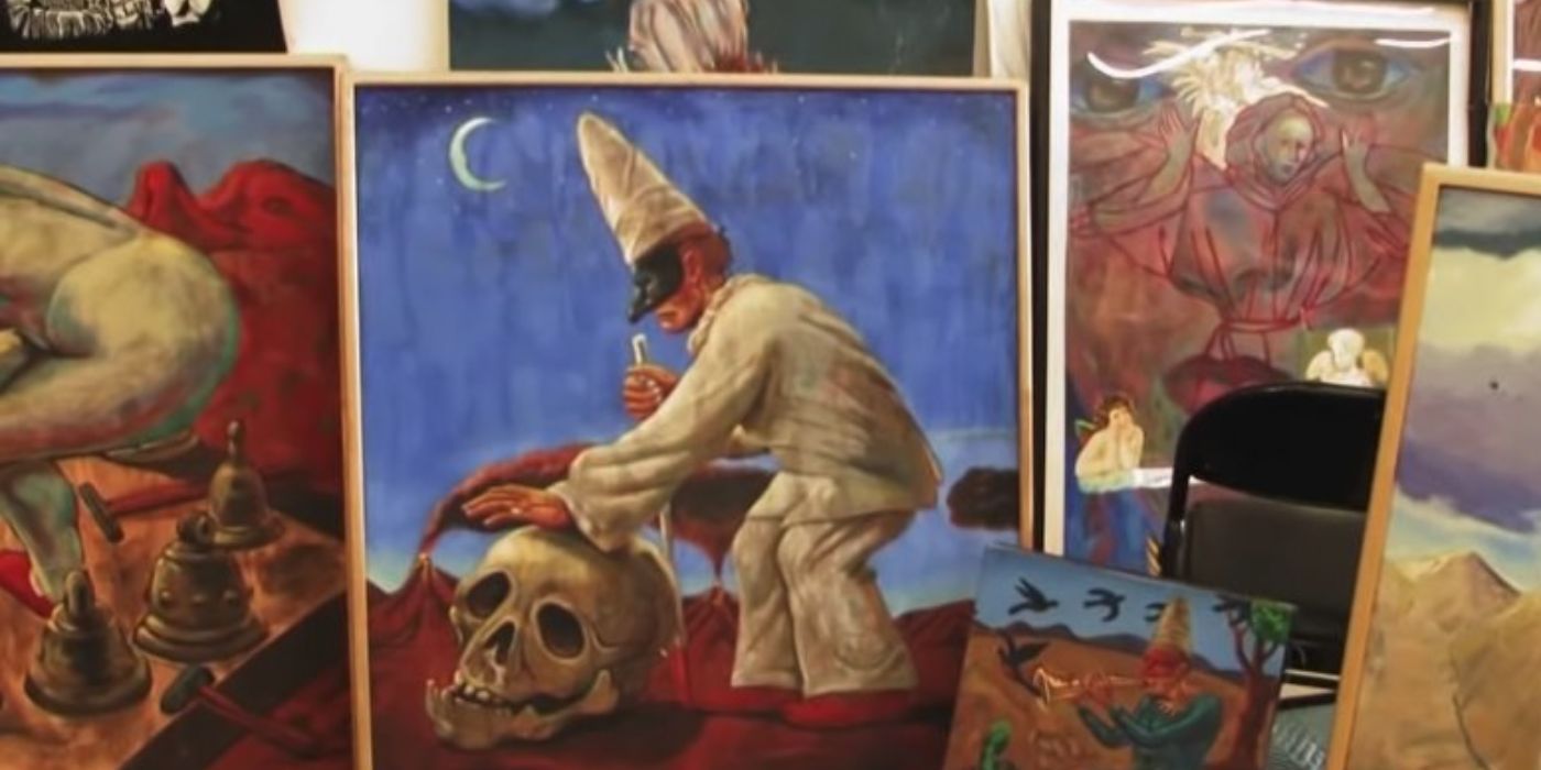 A collection of paintings by Frank Gutierrez found in a storage locker on Storage Wars.