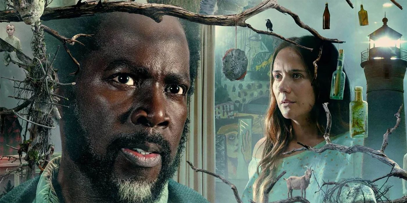 Primer plano de Harold Perrineau y Catalina Sandino-Moreno en batas de hospital en el póster de la temporada 3