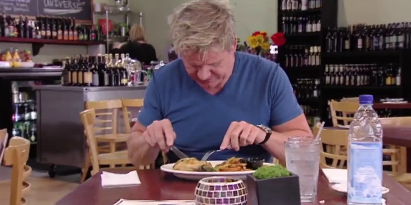 Gordon Ramsey looking perplexed at Burger Kitchen's offerings.