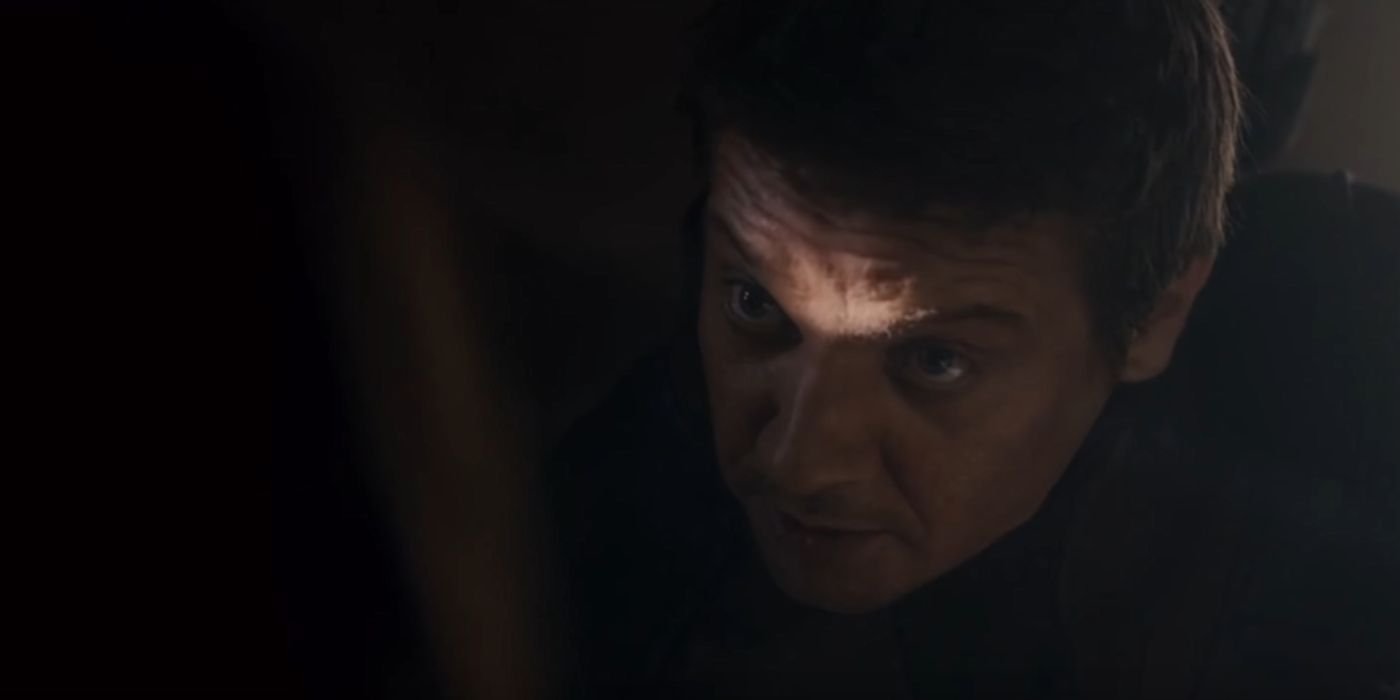 Hawkeye seriously talking to Scarlet Witch in Avengers: Age of Ultron.