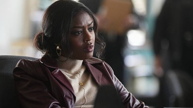 Javicia Leslie scowls at something across from her in High Potential