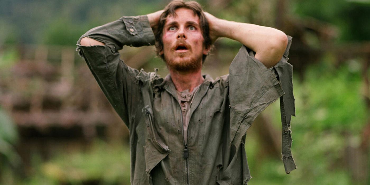 Christian Bale as Dieter Dengler in Rescue Dawn