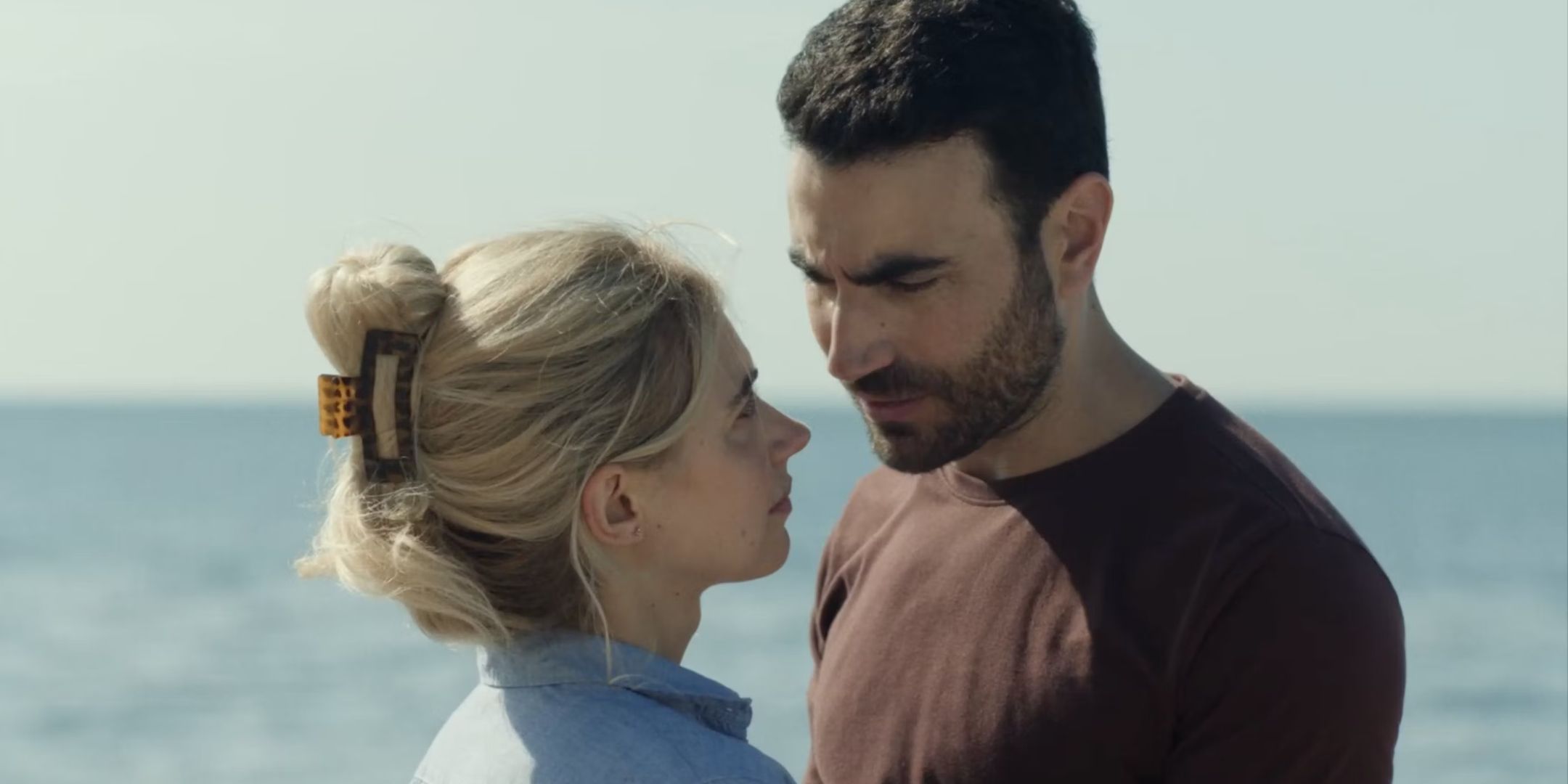 Imogen Poots and Brett Goldstein in All of You 2024.