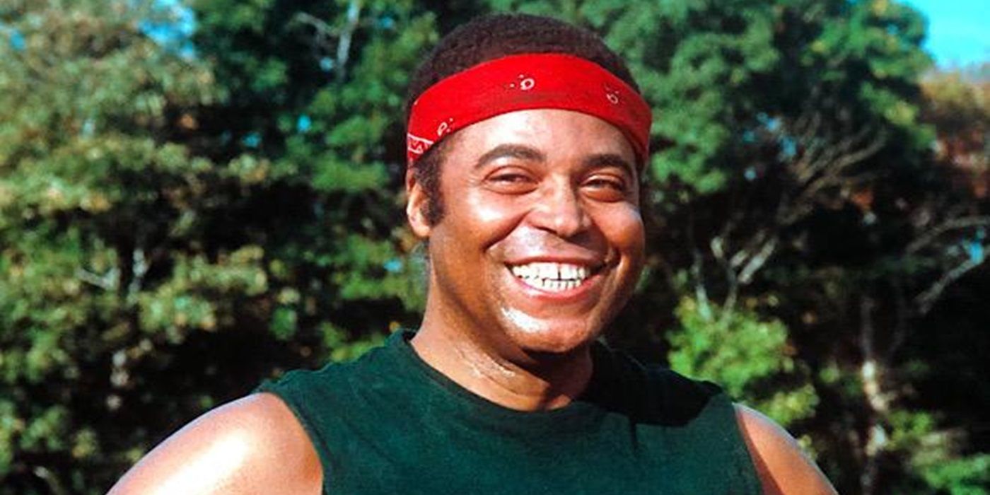 James Earl Jones as Rupert smiling widely in Claudine