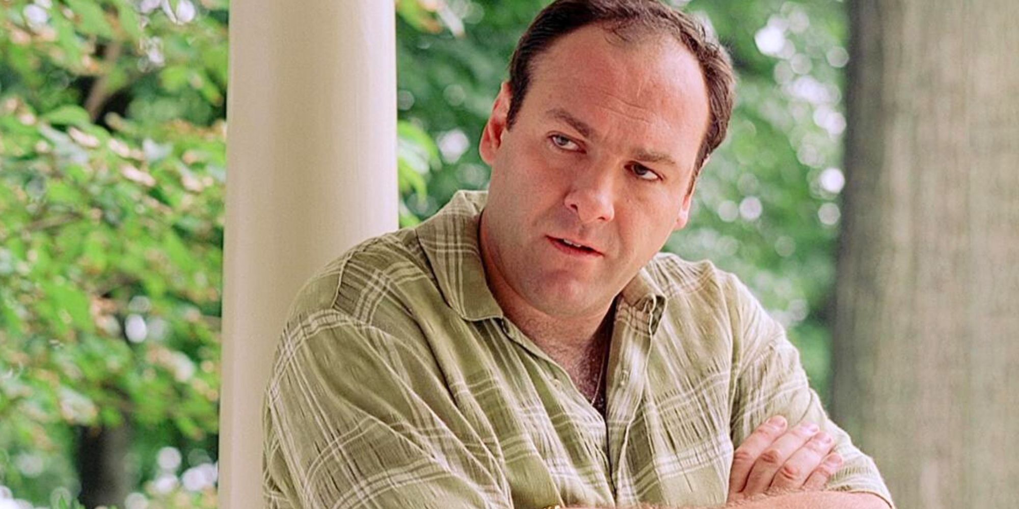 James Gandolfini as Tony Soprano in The Sopranos episode Pilot