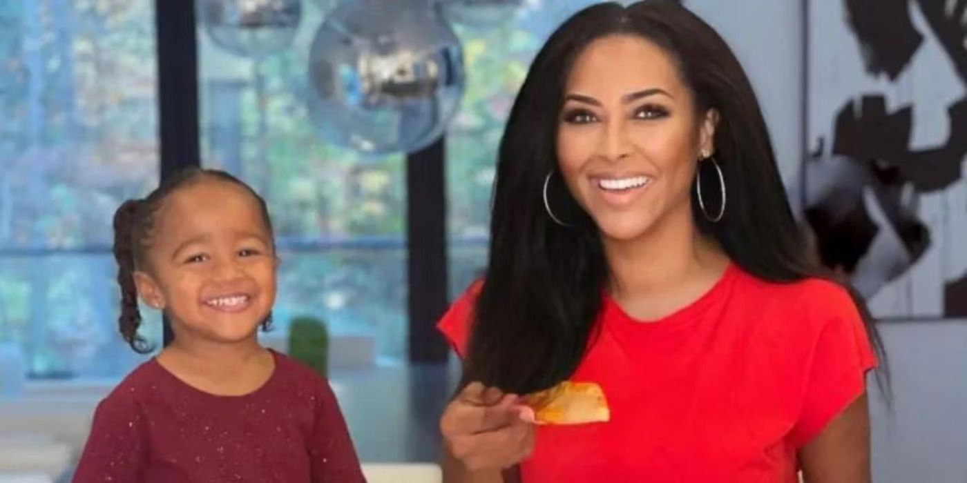 Kenya Moore and her daughter RHOA