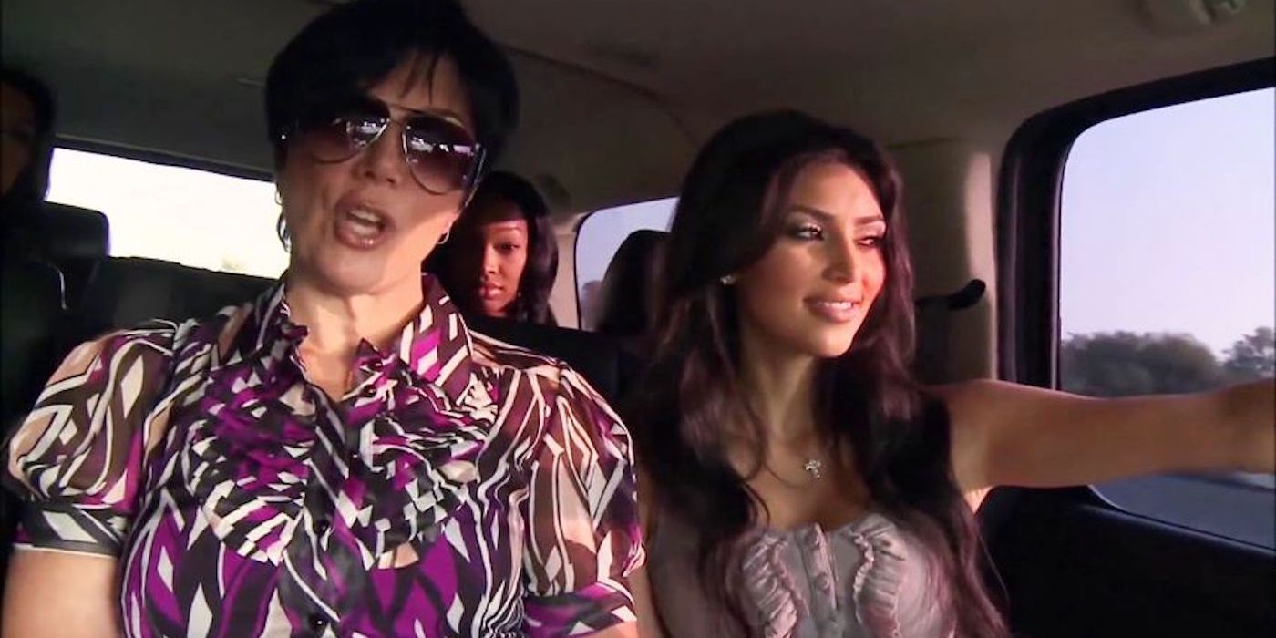 Kims Kardašjans un Kriss Dženners filmē “Keeping Up With The Kardashians”