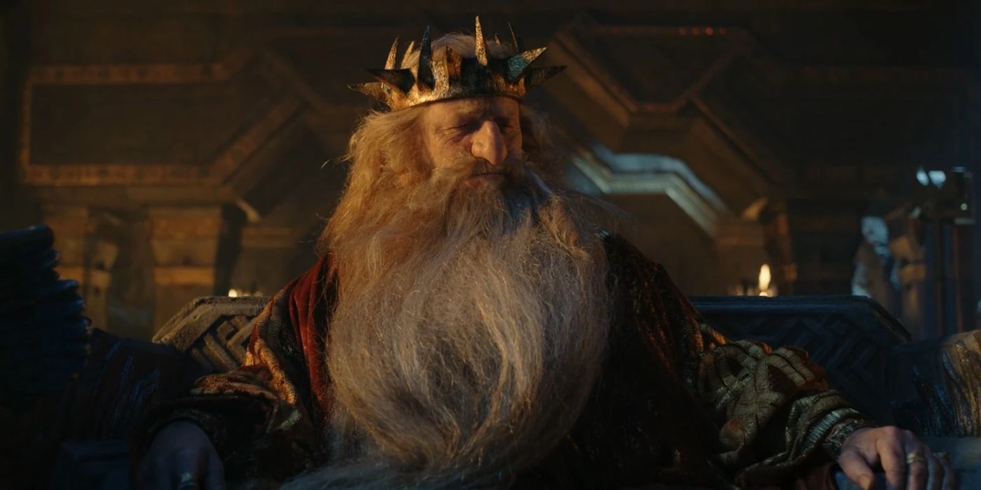 King Durin, played by Peter Mullan, in 'Lord of the Rings: Rings of Power.'