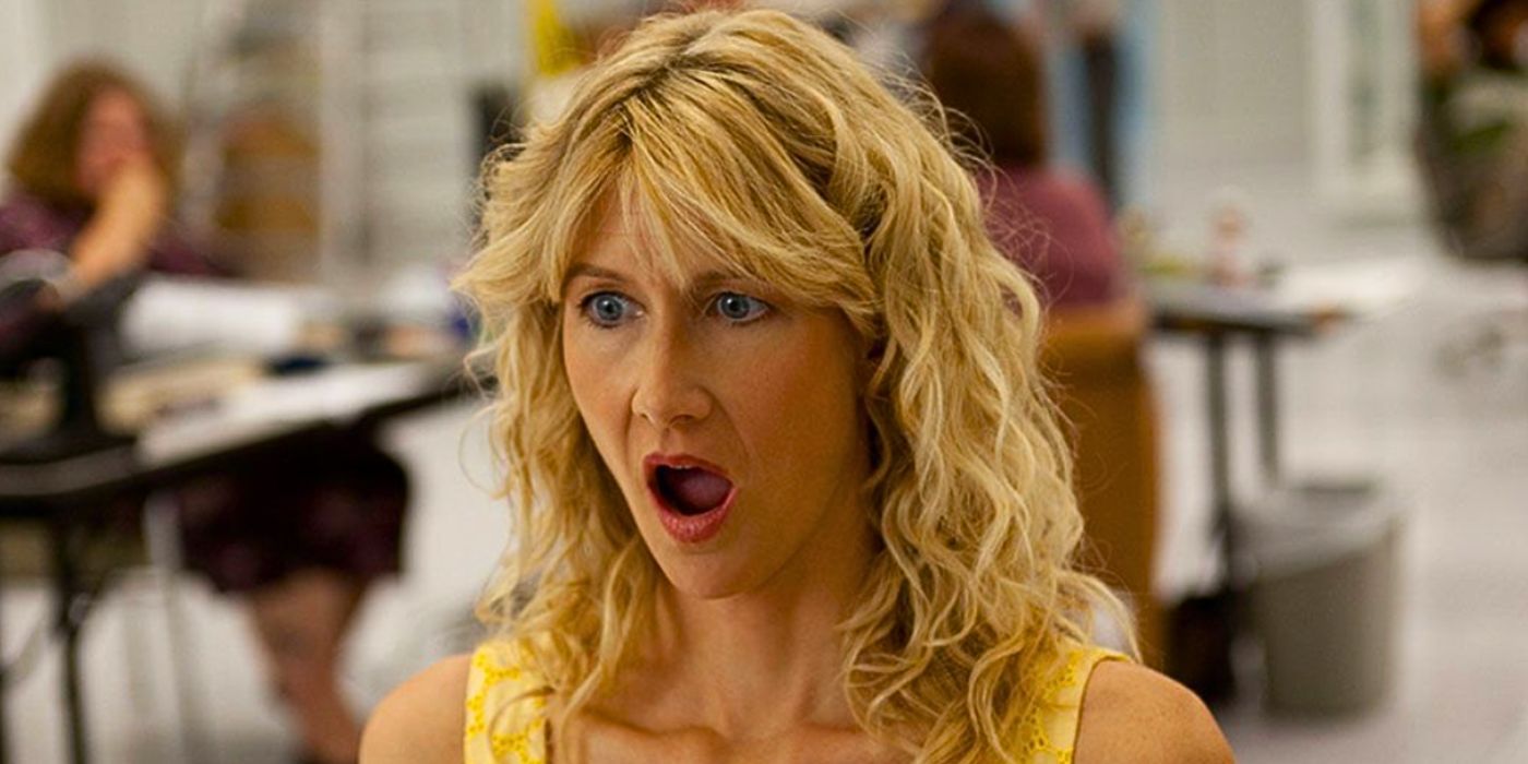 Amy Jellicoe looks off-camera in shock from the HBO series Enlightened