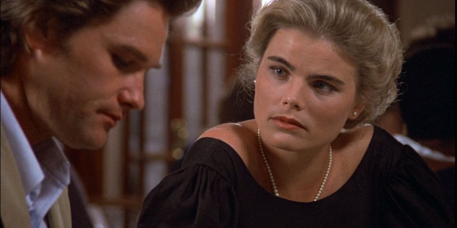 Kurt Russell and Mariel Hemmingway in The Mean Season 1985.