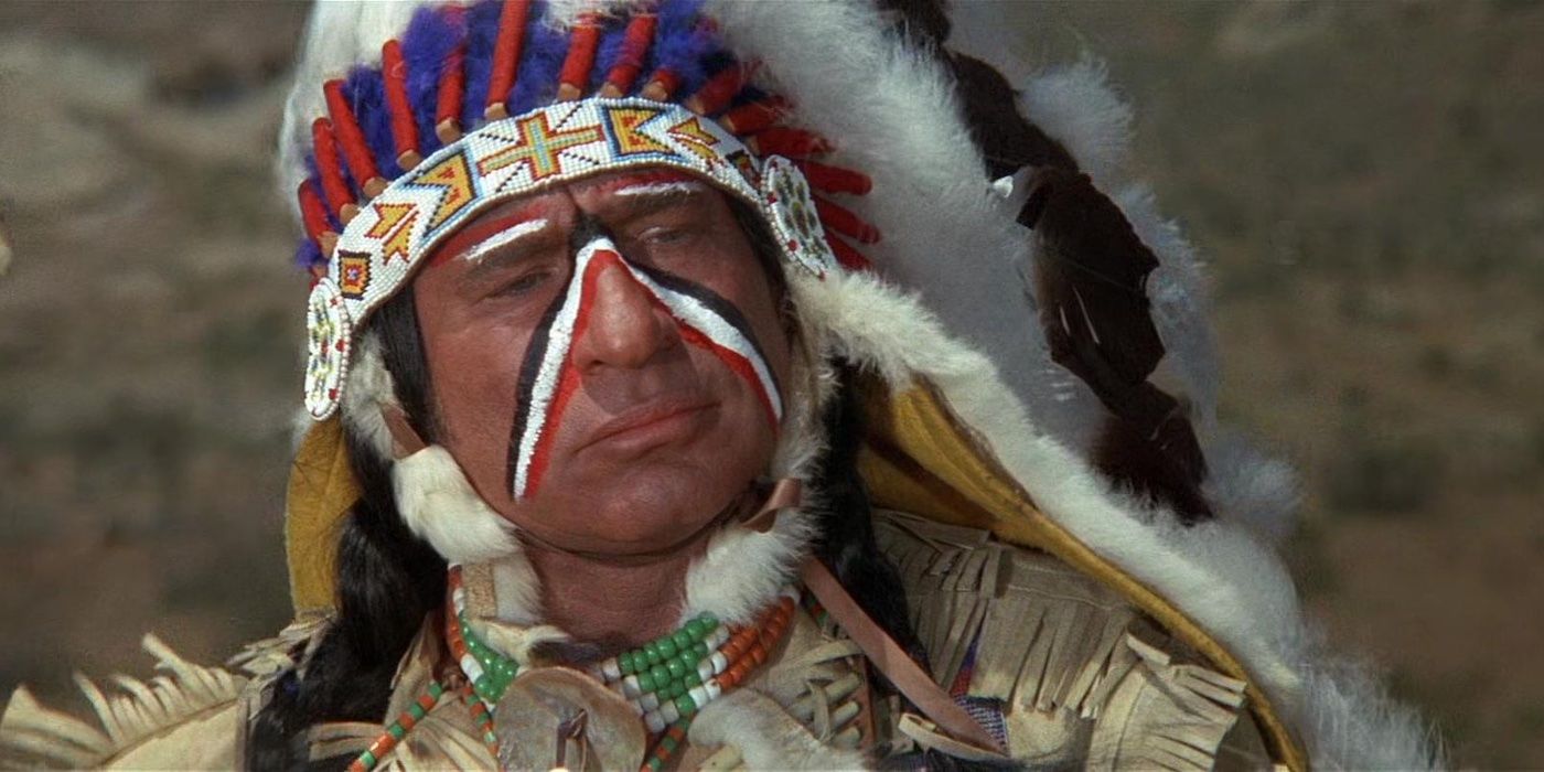 Mel Brooks as the Jewish Indian Chief in &lsquo;Blazing Saddles&rsquo;