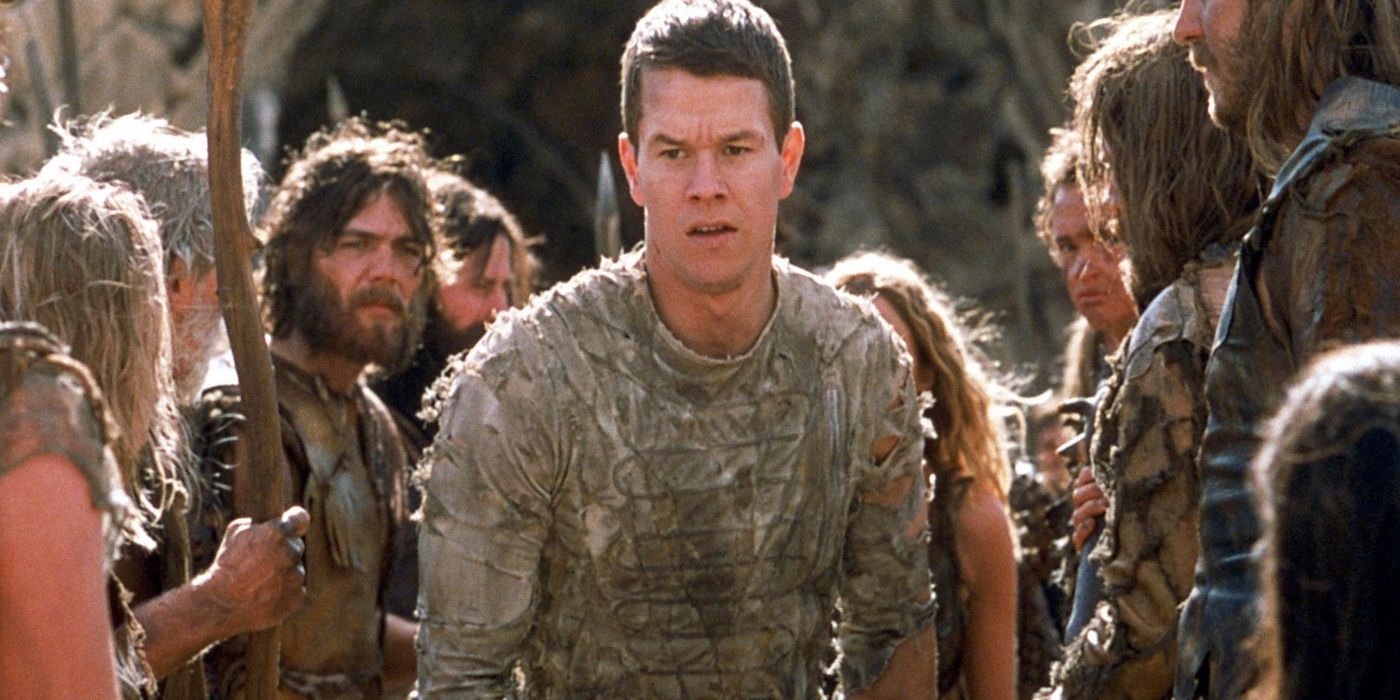 Mark Wahlberg as Leo looking upset in Planet of the Apes