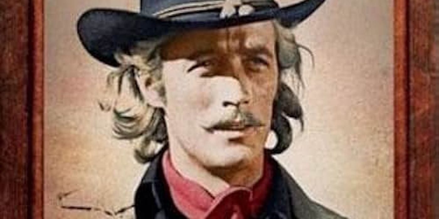 A portrait of Custer (Wayne Maunder) on a promotional poster for ABC&rsquo;s 1967 series &lsquo;Custer&rsquo;