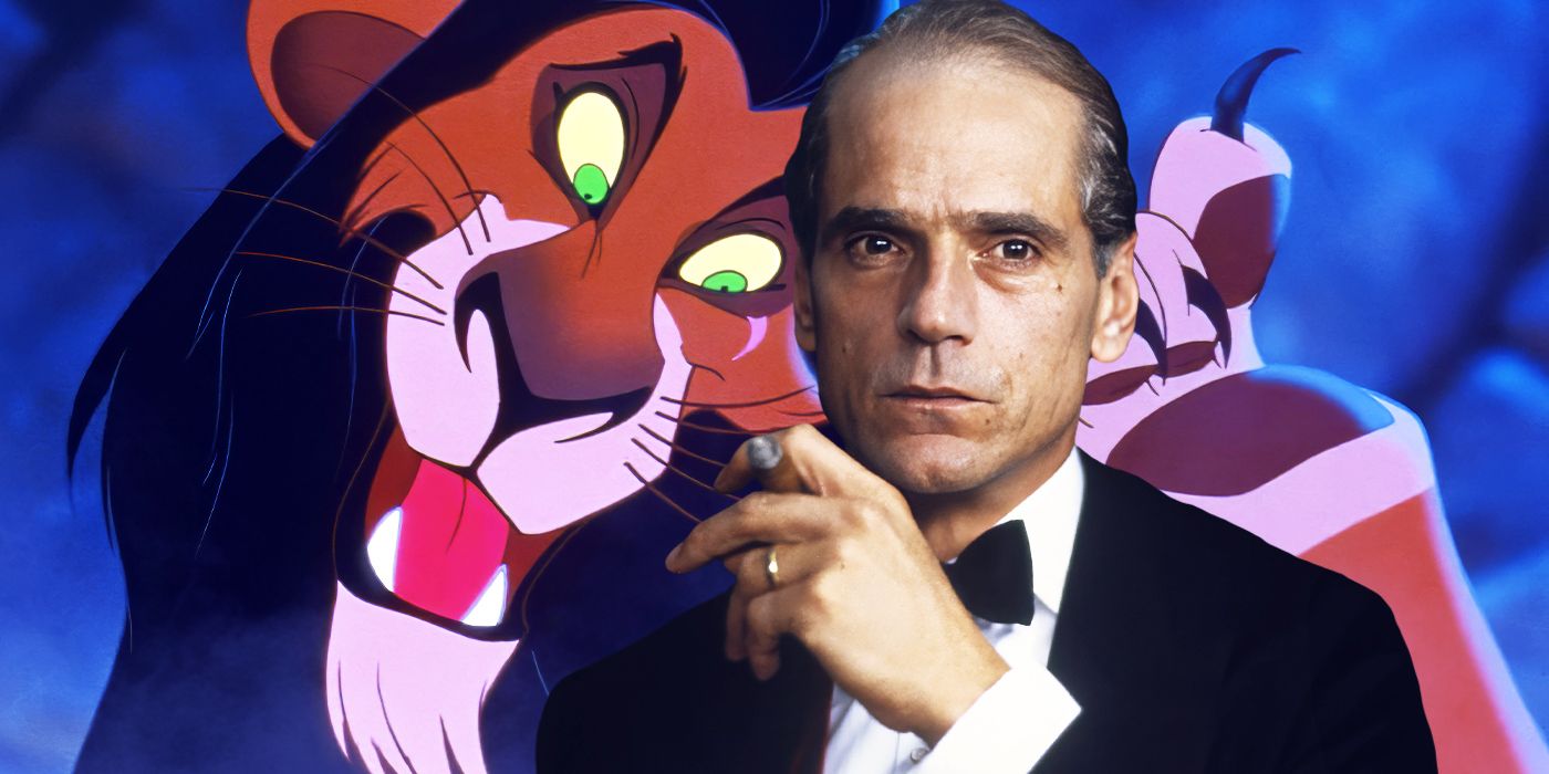 Jeremy Irons from Reversal of Fortune and Scar from The Lion King