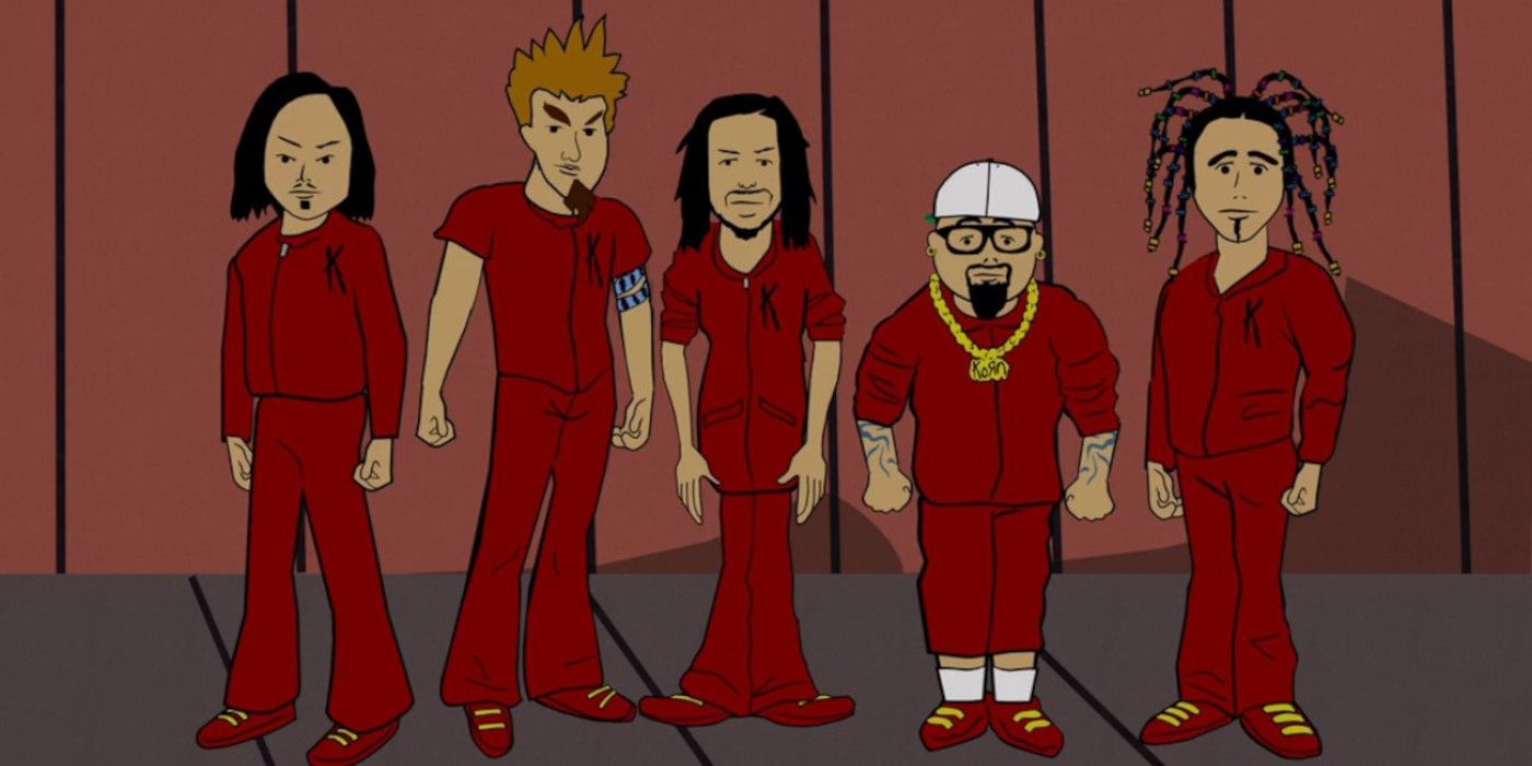 The band Korn guest star on South Park