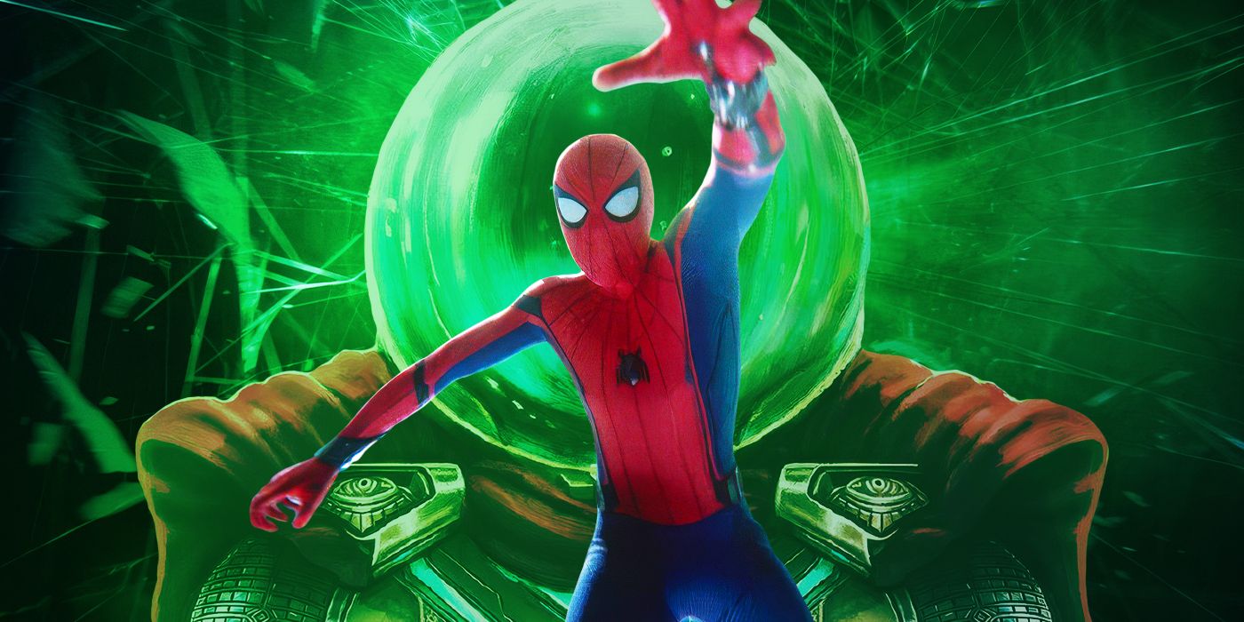 A custom image featuring characters from Spider-Man: Far From Home.