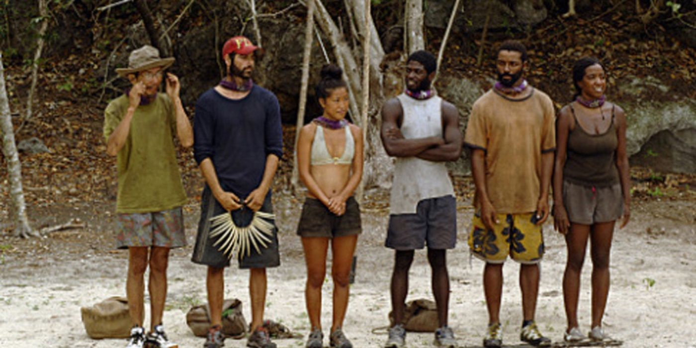 The final six on 'Survivor: Fiji.'