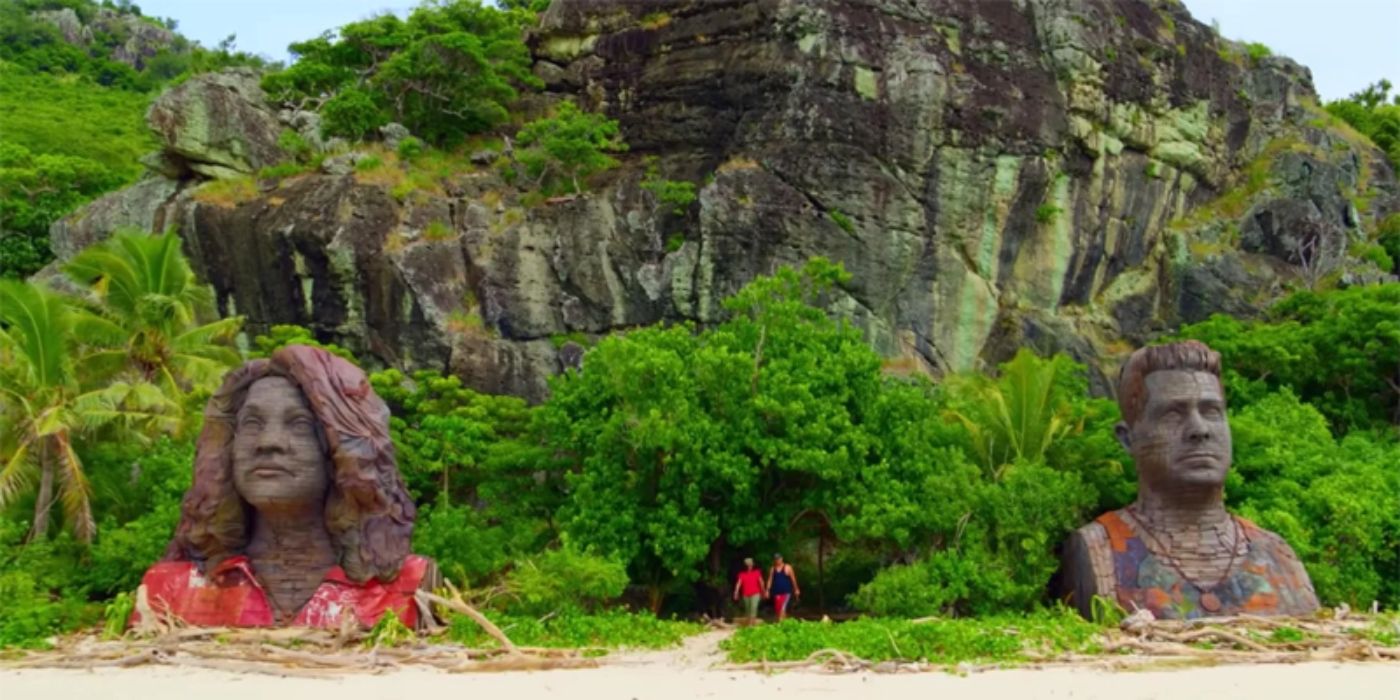 The titular island on &lsquo;Survivor: Island of the Idols.'