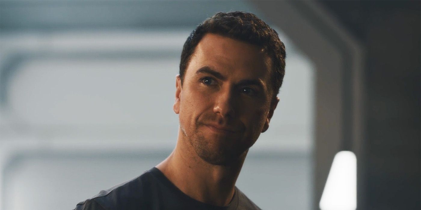 Richard Fleeshman with a black eye on The Ark Season 2