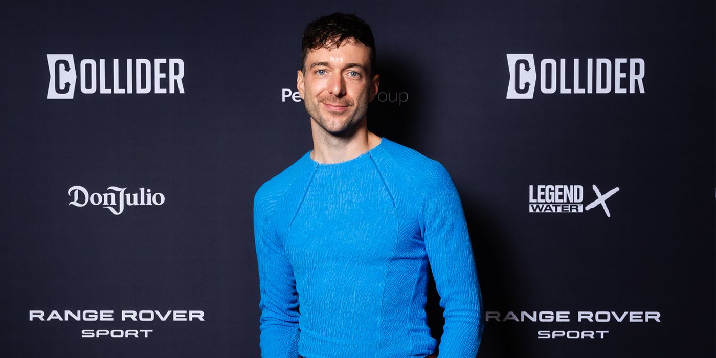 Jordan Tannahill on the red carpet for the premiere at TIFF 2024 for The Listeners