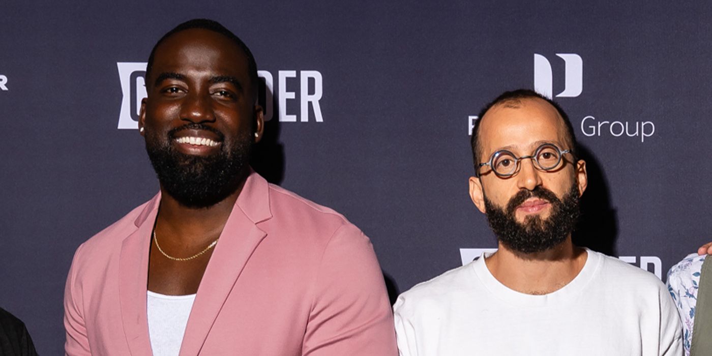 Samir Oliveros and Shamier Anderson on the red carpet at TIFF 2024