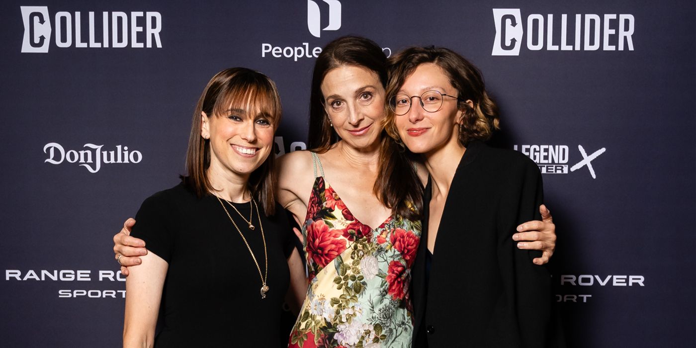 Marin Hinkle and Simone Faoro at TIFF 2024 for The Yellow