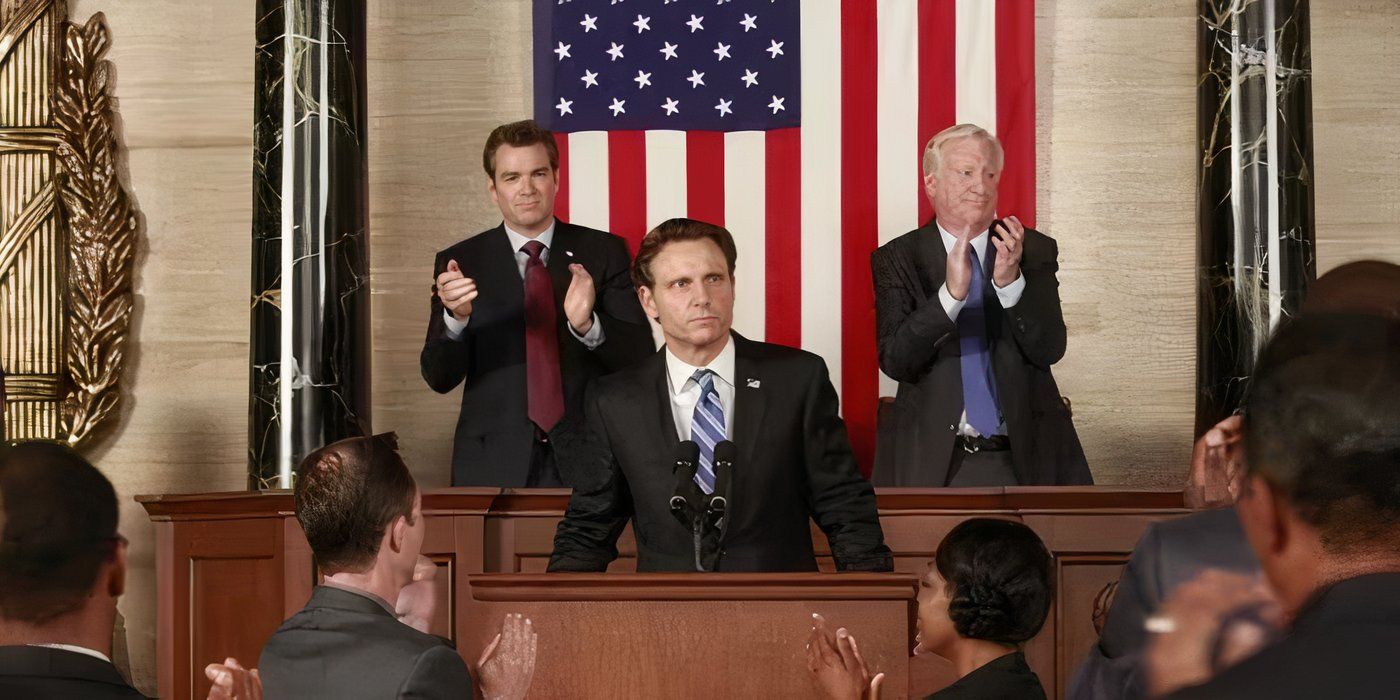 Tony Goldwyn as Fitzgerald Grant III in the State of the Union on Scandal